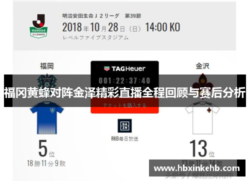 福冈黄蜂对阵金泽精彩直播全程回顾与赛后分析